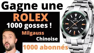 1000 abonnés ! TEST de la fameuse ROLEX chinoise ( BENYAR)