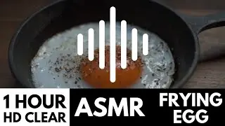 1 HOUR ASMR Frying Egg - HD Clear Satisfying Sound