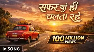 हँसते हँसते कट जाए सफ़र | Old Hindi Driving Song 🎶 | Safar Yun Hi Chalta Rahe | 100M Views