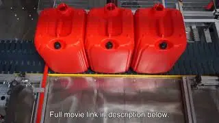 Stackable containers palletizer DP290 - Fully automatic, compact solution