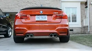 2016 BMW M3 VRSF CATLESS DOWNPIPES/ STOCK EXHAUST