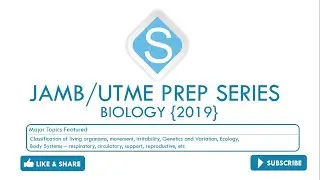 JAMB/UTME BIOLOGY 2019 Structured Past Questions and Solutions