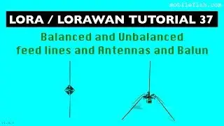 LoRa/LoRaWAN tutorial 37: Balanced and Unbalanced Feed Lines and Antennas and Balun
