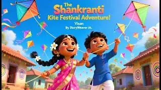 Kite Festival Joy: Telugu Kids Learn Harvest & Thanksgiving Traditions from Elders | Bedtime Story
