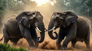 This Wild Elephant&rsquo;s Power Shocked the Entire Jungle 🐘wild elephant, elephant power,