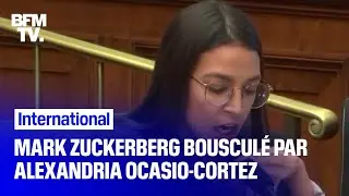 Mark Zuckerberg bousculé par Alexandria Ocasio-Cortez