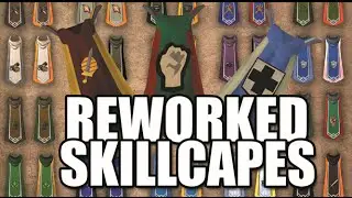 RuneScape 3 All 26 Reworked Skillcapes!
