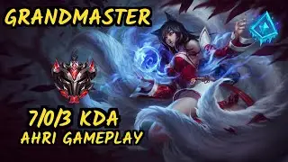 Shiphtur (AHRI) vs TWISTED FATE - 7/0/3 KDA MID GAMEPLAY - NA Ranked GRANDMASTER