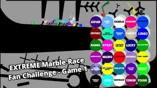 EXTREME Marble Race Fan Challenge - Game 1