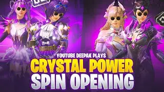 OMG NEW 8 MYTHIC CRYSTAL POWER LUCKY SPIN | CRYSTAL POWER LUCKY SPIN CRATE OPENING/BGMI