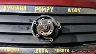 Wymiana pompy wody - Mercedes A klasa mk1 1.4