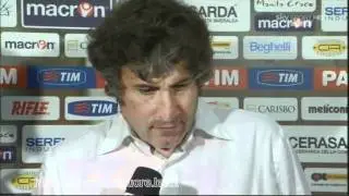 Bologna FC 1909 - Bari 0-4 22/05/2011 Malesani intervistato insieme a Preziosi dopo gara