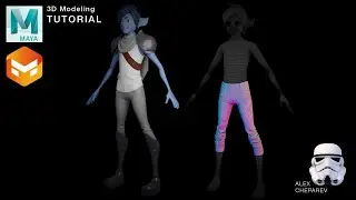 Easy 3D Character Modeling in Maya - Part 9 - Pants in Marvelous Designer