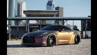 Liberty Walk Nissan GT-R - Strasse Wheels - #LibertyWalk #Nissan #GTR #Strasse #Wheels #tuning