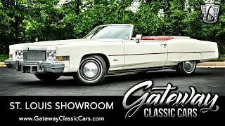 1974 Cadillac Eldorado Convertible Gateway Classic Cars St. Louis  #8749