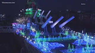 Nauticus, USS Wisconsin featured in 'The Great Christmas Light Fight'