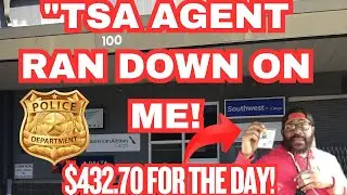 TSA Ran Up On Me at the Reagan National Airport! TWIC Card Saved Me! + $432 Day