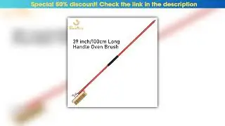 Best Seller PizzAtHome 39 inch Pizza Oven Brush Bristle Brass Scraper Household Grill Cleaning Copp