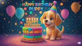The CUTEST Puppy Birthday Party EVER ! 🍭 | Animal Birthday Party