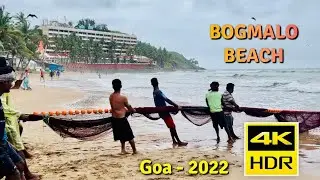 Goa [4K] Bogmalo Beach 2022 | Beautiful Beach in South Goa |