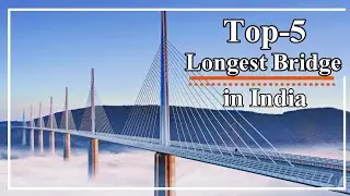 Top 5 Longest Bridge in India || @BigWoorld  || #bridge