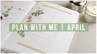 My First Bullet Journal Spread | April Plan with Me | Bullet Journal