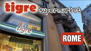 🛒 TIGRE Supermarket Rome 🇮🇹 | Italian Grocery Shopping Experience