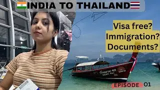 Kolkata To Bangkok | Visa Free for Indians | 1 day in Bangkok | Thailand Series