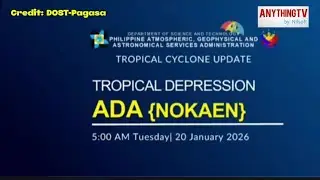 BAGYO/WEATHER  UPDATE | TD #AdaPH January 20, 2026 5:00 AM - #highlightsシ゚ #everyonefollowers