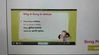 Sing a song in unison