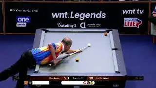 Efren Reyes is hanging in there against Earl Strickland.#WNTLegends #nineball #sportshighlights 