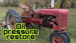 Farmall C oil pump, restore pressure, things I learned on YouTube.