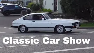 Classic Cars Leaving Car Show (Moota - Cumbria UK)