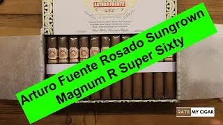 Arturo Fuente Rosado Sungrown Magnum R Super Sixty new world Dominican cigar review