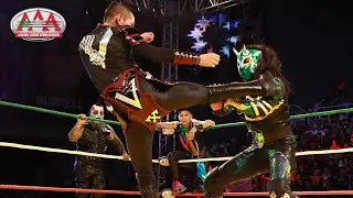 RESUMEN: Brazo de Oro Jr, Drago Kid y Mini Vikingo vs Demus, Iron Kid y Dinámico. | Lucha Libre AAA