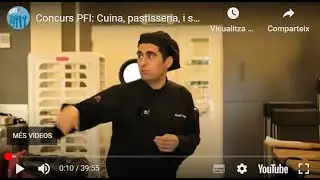 Concurs PFI: Cuina, pastisseria, i sala i servei. Categoria cuina.