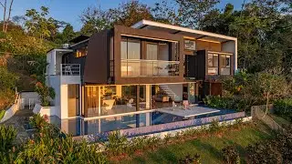 🏡✨ 4K Luxury Villa Tour: Ocean View & Infinity Pool 🌊 | ConeCat CR Drone