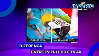 Qual a diferen&ccedil;a entre uma TV Full HD e uma TV 4K?