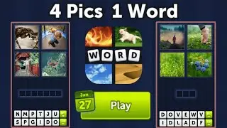4 Pics 1 Word Daily Puzzle Answers January 27, 2026