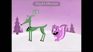 Happy Tree Friends Reindeer Kringles In Green Lowers