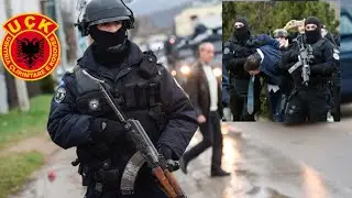 Kosova Special Police arresting Serb Terrorists in North Kosovo under Hashim Thaci #shqip 