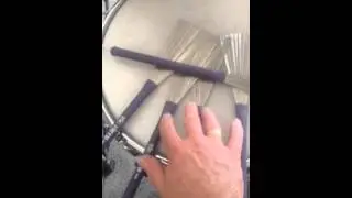 David Jones drums.2. Multiple Brushes.  Prepared drums. Finger drumming! One hand!
