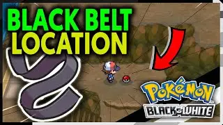 WHERE TO FIND THE BLACK BELT ON POKEMON BLACK AND WHITE