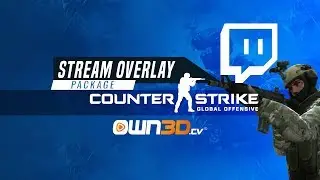 COUNTER STRIKE Twitch Stream Overlay Pack | Direct Download | own3d.tv