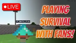 [LIVE] Playing Bloxd.io Survival with FANS!
