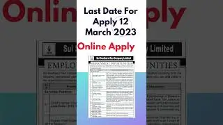 Sui Southern Gas Company Limited Jobs 2023 || Online Apply