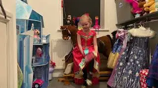 Disney jasmine princess dress up 👗💃