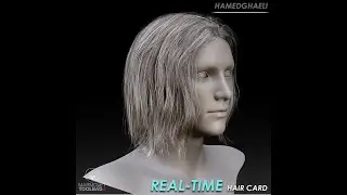 Real Time Hair Cards For AAA Games