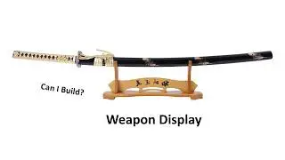 I Made a Weapon Stand With No Woodworking Skills.