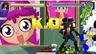 MUGEN - Bashing the 2 Naifs [Naif and Link Naif]